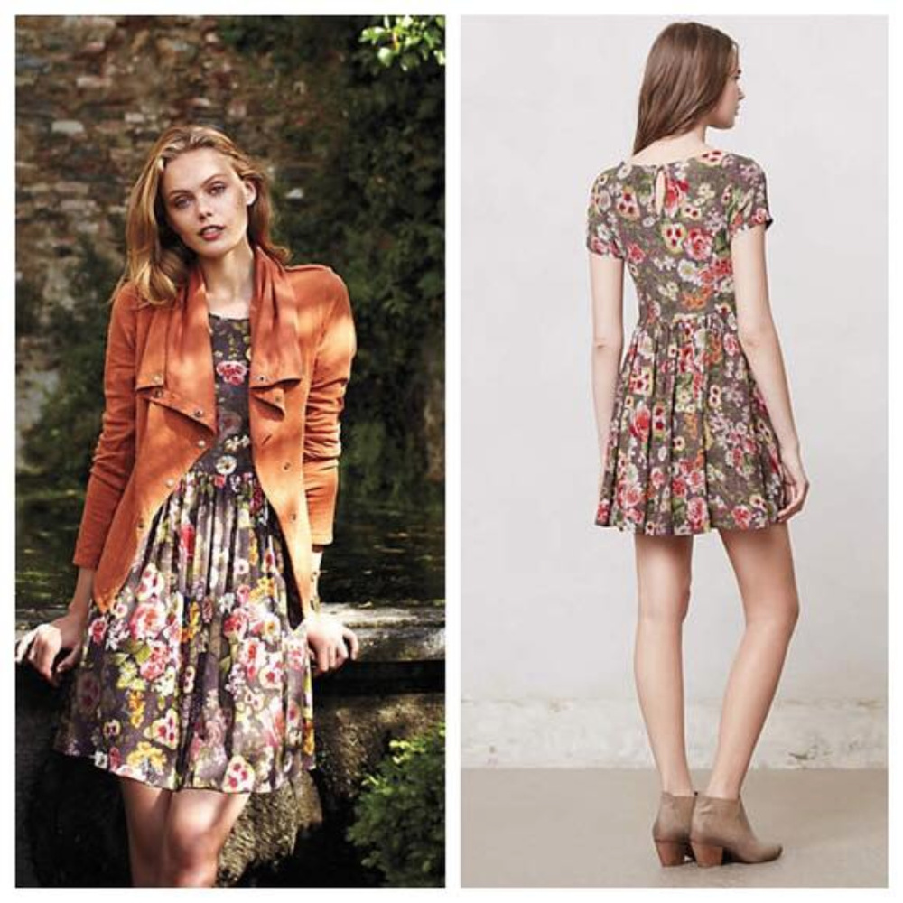 Sam & Lavi botanical swing dress, size 8,